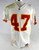 2001 Kansas City Chiefs George McCullough #47 Game Issued White Jersey 42 978