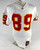 2001 Kansas City Chiefs #89 Game Issued White Jersey 38 985