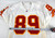 2001 Kansas City Chiefs #89 Game Issued White Jersey 38 985