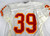 Kansas City Chiefs #39 Game Issued White Jersey 42 986