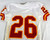 1997 Kansas City Chiefs #26 Game Issued White Jersey 40 987