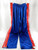 2001-04 Detroit Pistons #30 Game Used Blue Basketball Warm Up Pants Size 3XL