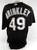 2003-06 Florida Marlins Dante Brinkley #49 Game Used Black Jersey ST BP XL 093