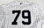 2018 New York Yankees Francisco Diaz #79 Game Used White Jersey ST Opening Day 4