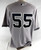 2011 New York Yankees Russell Martin #55 Game Issued Grey Jersey 50 135
