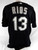 2003-06 Florida Marlins Rios #13 Game Used Black Jersey ST BP L 056