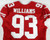 2015 San Francisco 49ers Ian Williams #93 Game Issued Red Jersey 46 883