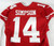 2016 San Francisco 49ers Jerome Simpson #14 Game Issued Red Jersey 40 898