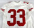 2014 San Francisco 49ers #33 Game Issued White Jersey 42 822