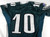 1990s Philadelphia Eagles #10 Game Issued Midnight Green Jersey 46 048