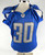 2018 Detroit Lions Dee Virgin #30 Game Used Blue Practice Jersey 44 290