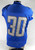2018 Detroit Lions Dee Virgin #30 Game Used Blue Practice Jersey 44 290