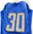 2018 Detroit Lions Dee Virgin #30 Game Used Blue Practice Jersey 44 290