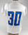 2016 Detroit Lions Asa Jackson #30 Game Issued Pos Used White Practice Jersey 5