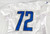 2018 Detroit Lions Jarron Jones #72 Game Used White Practice Jersey 52 377