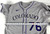 2025 Colorado Rockies Chris Rabago #76 Game Issued Grey Jersey 46 879