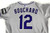 2025 Colorado Rockies Sean Bouchard #12 Game Issued Pos Used Grey Jersey 46 929