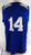 2016-17 Detroit Pistons Ish Smith #14 Game Used Blue Practice Jersey L 234
