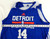 2016-17 Detroit Pistons Ish Smith #14 Game Used Blue Practice Jersey L 234