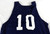 2002-06 Golden State Warriors #10 Game Used Navy Practice Jersey XL 216