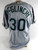 2002-03 Tampa Bay Devil Rays Kevin McGlinchy #30 Game Issued Grey Jersey 52 490