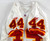1999 Kansas City Chiefs #44 Game Issued White Jersey 44 667