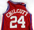 1997-98 Los Angeles Clippers Pete Chilcutt #24 Game Issued Red Jersey 48 609