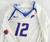 2022 Boise State Broncos #12 Game Used White Jersey Volleyball S 743