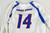 2022 Boise State Broncos #14 Game Used White Jersey Volleyball M 744