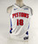 2023-24 Detroit Pistons Tosan Evbuomwan #18 Game Issued White Jersey 48+4 2627
