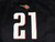 2010-11 Charlotte Bobcats Eduardo Najera #21 Game Used Black Shooting Shirt 150