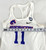 2018 Boise State Broncos #11 Game Used White Jersey 60 Patch Beach Volleyball 5