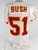 1999 Kansas City Chiefs Lewis Bush #51 Game Issued White Jersey 48 764