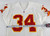 1999 Kansas City Chiefs Mike Cloud #34 Game Issued White Jersey 40 786