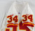 1999 Kansas City Chiefs Mike Cloud #34 Game Issued White Jersey 40 786