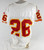 1999 Kansas City Chiefs #26 Game Issued White Jersey 40 789