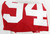 2014 San Francisco 49ers Justin Smith #94 Game Issued Red Jersey 48 880