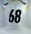 2012 Pittsburgh Steelers #68 Game Issued White Jersey 46 DP21142