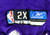 2002-06 New Orleans Hornets #23 Game Used Purple Practice Jersey 2X 031
