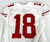 2016 San Francisco 49ers DeAndre Smelter #18 Game Issued White Jersey NP Rem 0