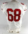 2015 San Francisco 49ers Kaleb Ramsey #68 Game Issued White Jersey NP Rem 48 182