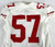 2012 San Francisco 49ers Michael Wilhoite #57 Game Issued White Jersey NP Rem 7