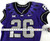 2020 Texas Christian TCU Frogs #26 Game Used Purple Jersey Football NP R 42 055
