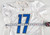 2019 Detroit Lions Marvin Hall #17 Game Issued Pos Used White Practice Jersey 9