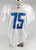 2019 Detroit Lions Frank Herron #75 Game Issued Pos Used White Practice Jersey 4