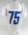 2019 Detroit Lions Frank Herron #75 Game Issued Pos Used White Practice Jersey 4