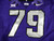 2019-24 Texas Christian TCU Frogs #79 Game Used Purple Jersey Football NP R 50 3