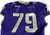 2019-24 Texas Christian TCU Frogs #79 Game Used Purple Jersey Football NP R 50 3
