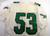 1980s Philadelphia Eagles #53 Game Used White Jersey 50 DP61183