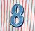 2024 Clearwater Threshers #8 Game Used White Jersey Marvel Defenders 48 561